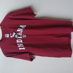 Jerzees Indiana University IU Graphic Tee T-shirt Men's Medium NWT